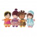 4 poupées du monde afri jap inouit indie  Framboisine Et Compagnie    072800